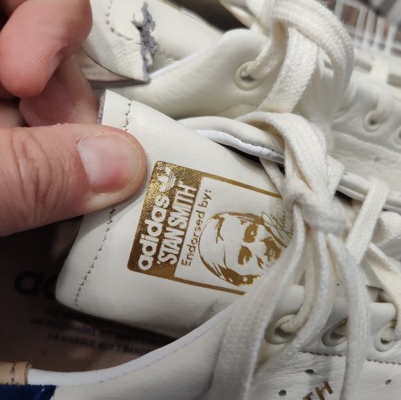 💞GUC Adidas Stan Smith Genuine Leather Low Top Lace Up Dress Sneaker, Unisex, 5 - Picture 12 of 16